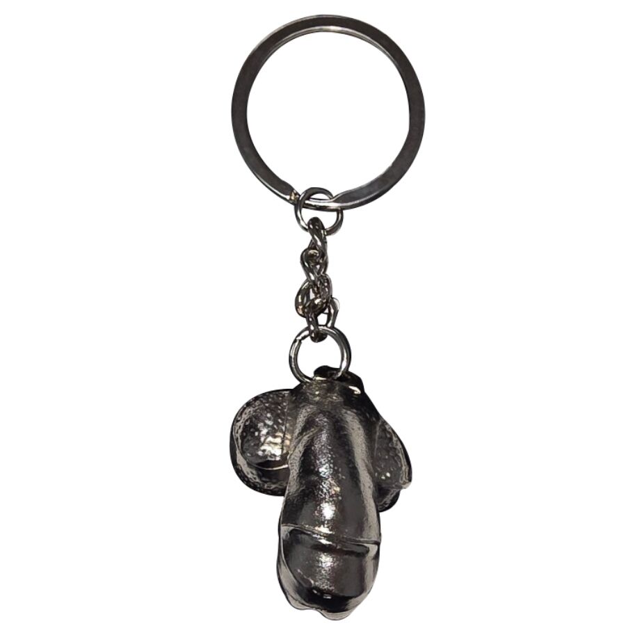 DIABLO PICANTE -SILVER METAL KEYCHAIN SHRINKED PENIS - My naughty haven #