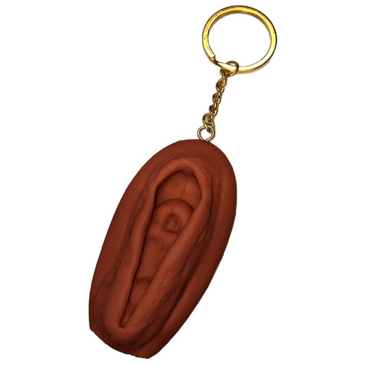 DIABLO PICANTE - VAGINA KEYCHAIN DARK TONE - My naughty haven #
