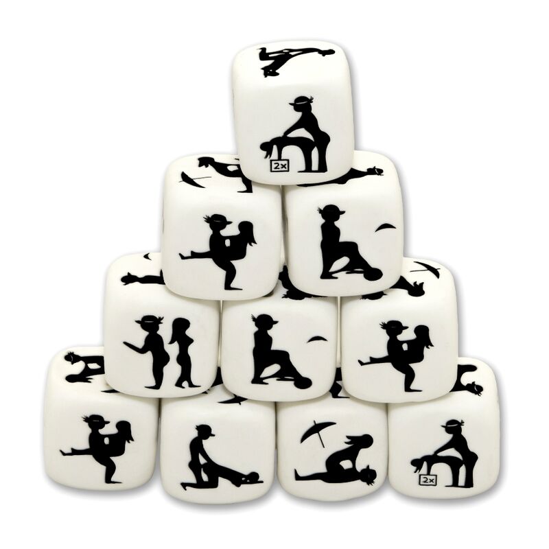 DIABLO PICANTE - WHITE POSING DICE - My naughty haven #