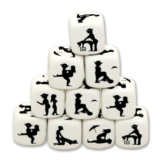 DIABLO PICANTE - WHITE POSING DICE - My naughty haven #