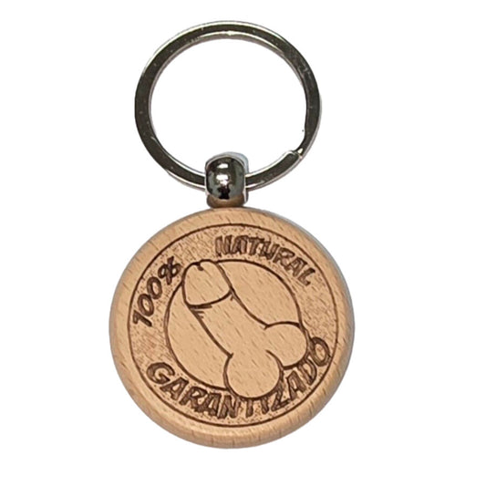 DIABLO PICANTE - WOODEN PENIS-SHAPED KEYCHAIN - My naughty haven #