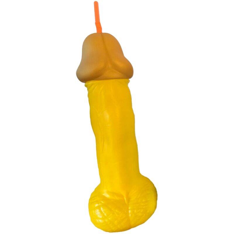 DIABLO PICANTE - YELLOW PLASTIC PENIS GLASS - My naughty haven #