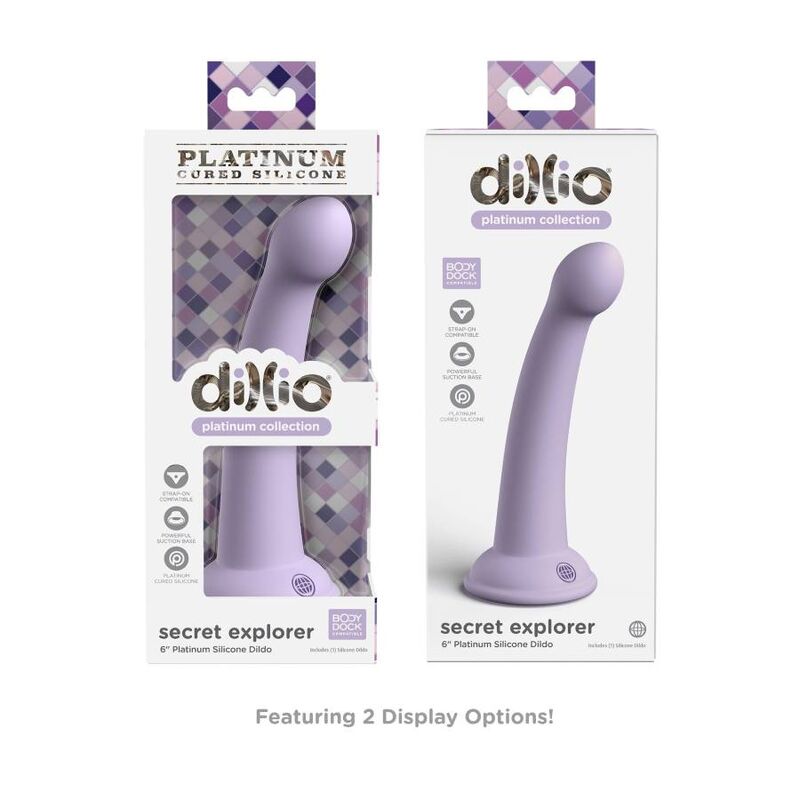 DILLIO - SECRET EXPLORER 15,24 CM VIOLET - My naughty haven #
