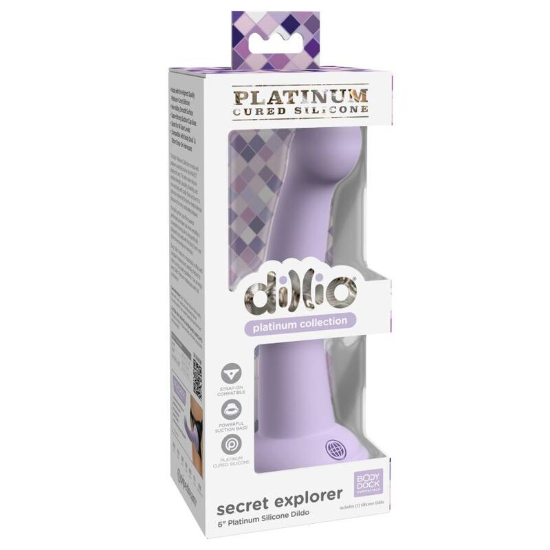 DILLIO - SECRET EXPLORER 15,24 CM VIOLET - My naughty haven #