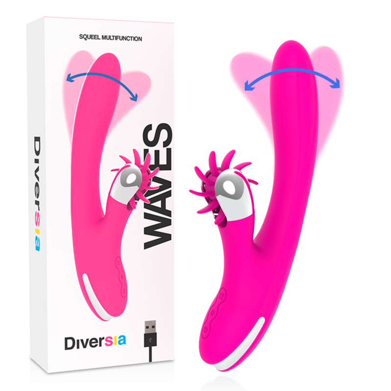 DIVERSIA- BUNNY WAVES ВИБРАТОР 24 СМ