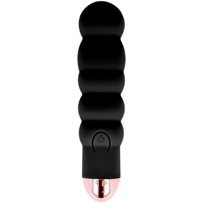 DOLCE VITA - RECHARGEABLE VIBRATOR SIX BLACK 7 SPEEDS - My naughty haven #