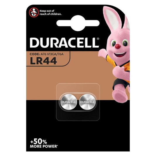 DURACELL - БАТЕРИИ LR44 1,5V 2 БР.