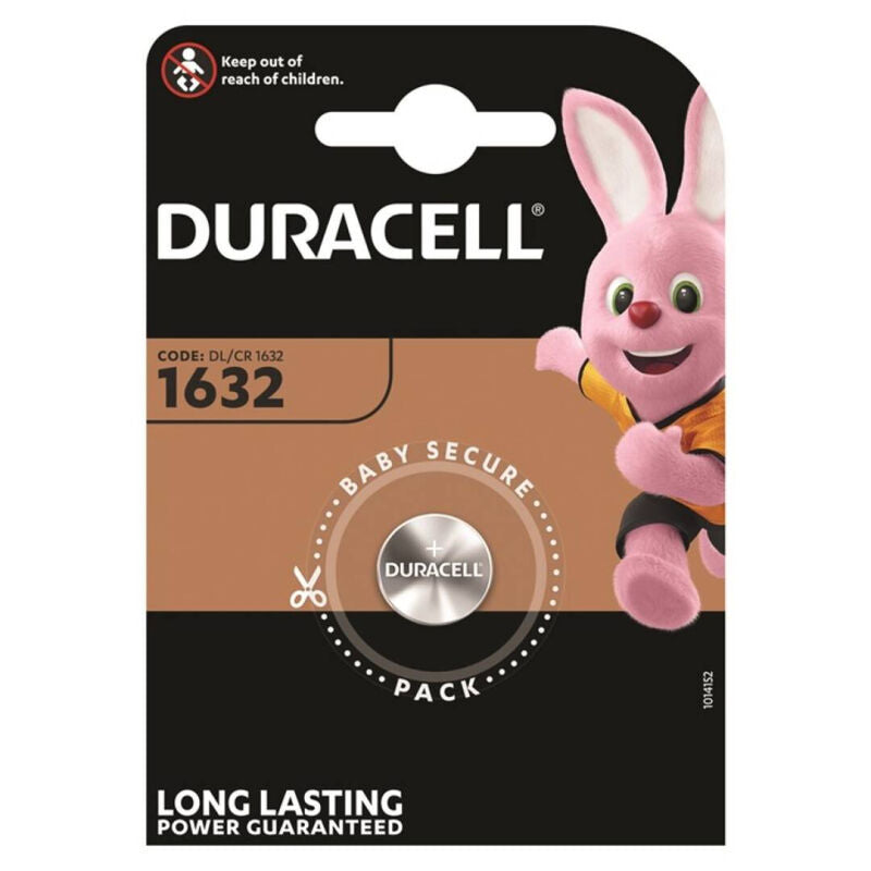 DURACELL - BUTTON BATTERY LITIO CR1632 3V 1 UNIT - My naughty haven #