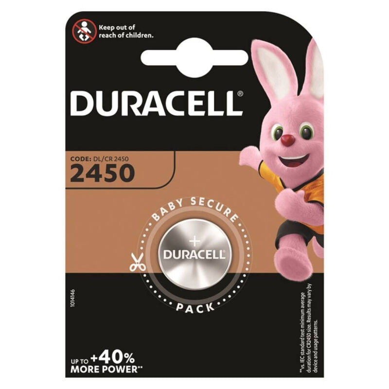 DURACELL - BUTTON BATTERY LITIO CR2450 3V 1 UNIT - My naughty haven #