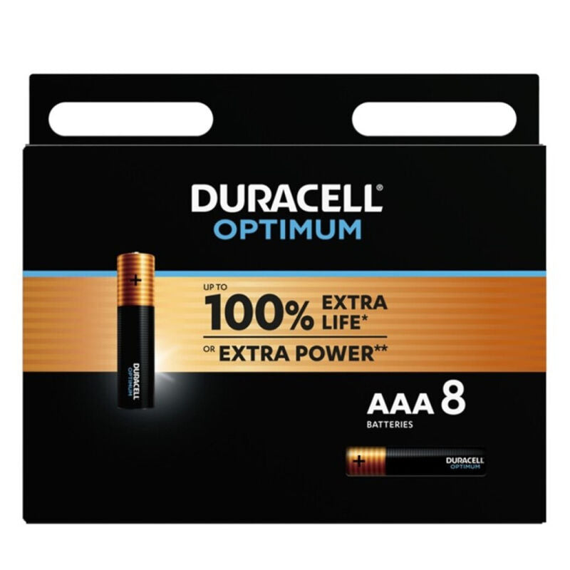 DURACELL - OPTIMUM ALKALINE BATTERY AAA LR03 8 UNIT - My naughty haven #