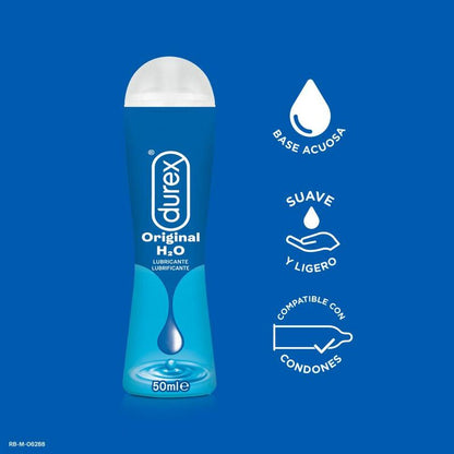 DUREX - DUREX PLAY NATURAL H2O LUBRICANT 50 ML - My naughty haven #