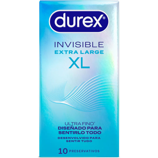 DUREX - НЕВИДИМ ПРЕЗЕРВАТИВИ XL 10 БРОЙКИ