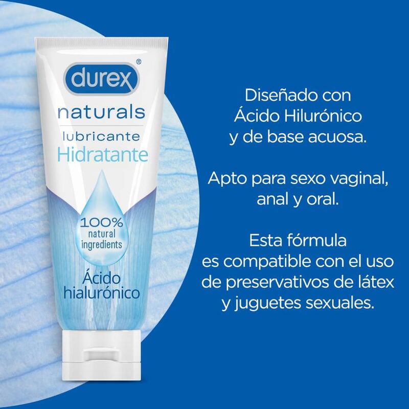 DUREX - NATURALS MOISTURIZING LUBE 100 ML - My naughty haven #