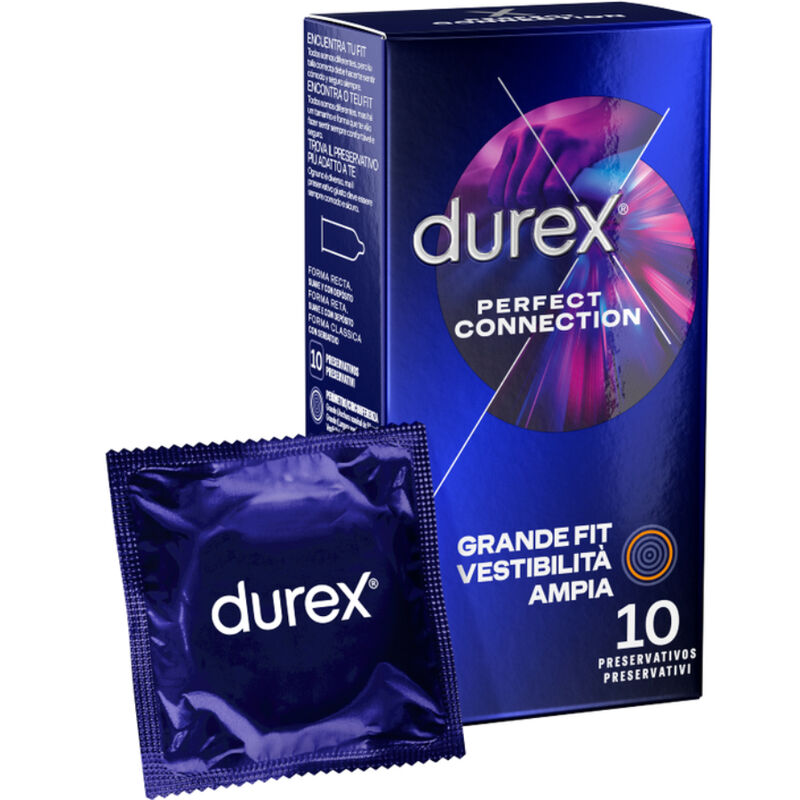 DUREX - PERFECT CONNECTION SILICONE EXTRA LUBRIFICATION 10 UNITS - My naughty haven #
