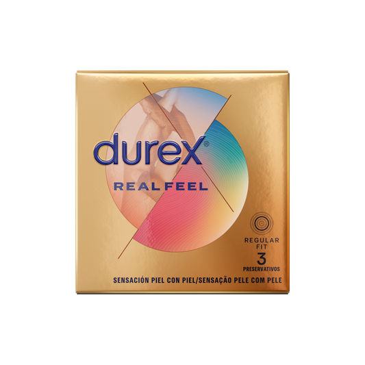 DUREX - ПРЕЗЕРВАТИВИ REAL FEEL 3 БРОЯ