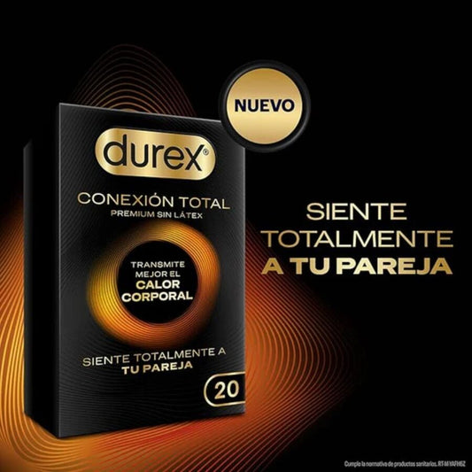 DUREX - TOTAL CONNECTION ULTRA FINE PLUS LATEX FREE 20 UNITS - My naughty haven #
