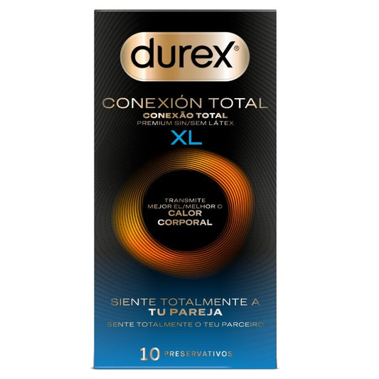 DUREX - TOTAL CONNECTION XL ULTRA FINE PLUS ПРЕЗЕРВАТИВИ БЕЗ ЛАТЕКС 10 БРОЯ
