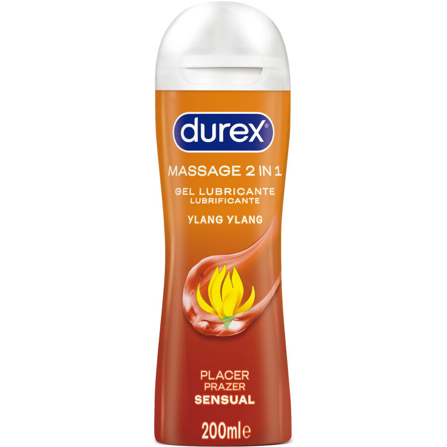 DUREX - YLANG YLANG SENSUAL MASSAGE LUBRICANT GEL 200 ML - My naughty haven #