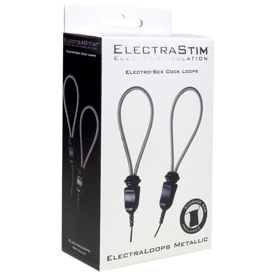 ELECTRASTIM - ELECTRALOOPS E-STIM ADJUSTABLE METAL PENIS RINGS - My naughty haven #