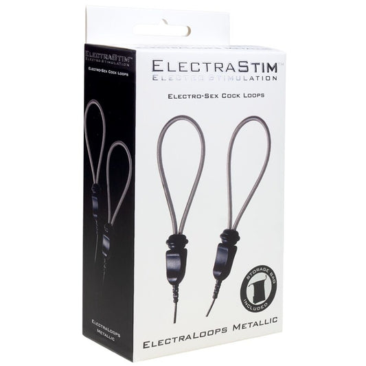 ELECTRASTIM - ELECTRALOOPS E-STIM ADJUSTABLE METAL PENIS RINGS - My naughty haven #