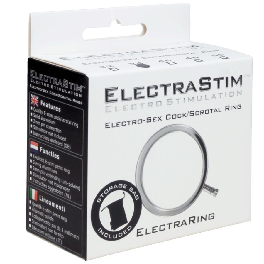 ELECTRASTIM - ELECTRARINGS METAL PENIS RING 32 MM - My naughty haven #