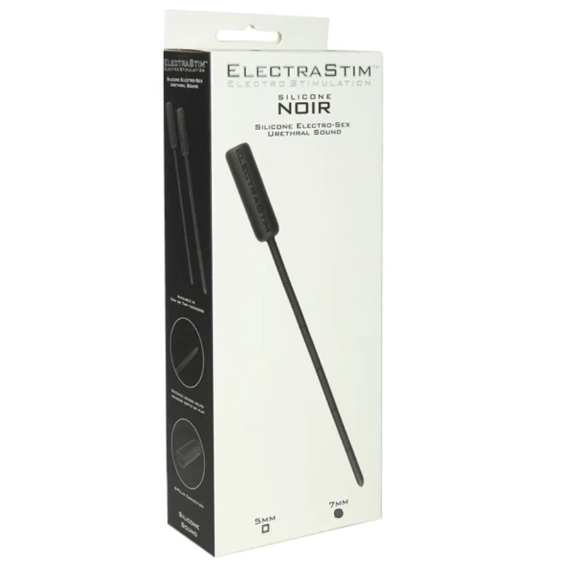 ELECTRASTIM - FLEXIBLE SILICONE ELECTRO-SEX URETHAL SOUND 7 MM - My naughty haven #