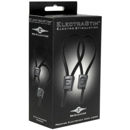 ELECTRASTIM - PRESTIGE ELECTRA LOOPS ADJUSTABLE COCK RINGS BLACK - My naughty haven #