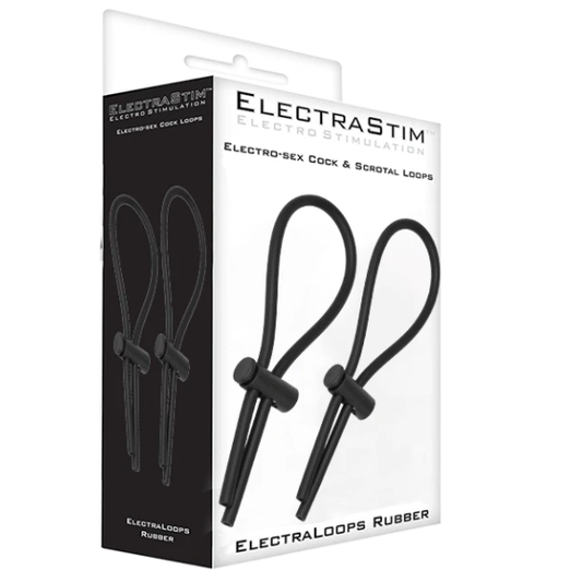 ELECTRASTIM - RUBBER ADJ. COCK AND SCROTAL LOOPS - My naughty haven #