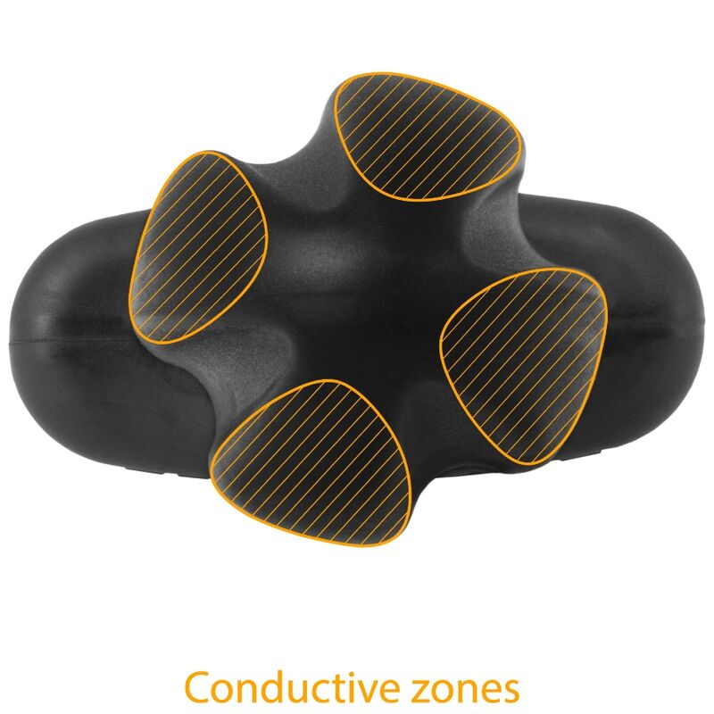 ELECTRASTIM - TARTARUS ANAL PLUG QUADRIPOLAR SILICONE BLACK - My naughty haven #