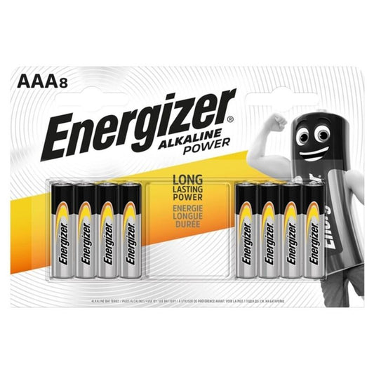 ENERGIZER - ALKALINE BATTERY POWER AAA LR03 8 UNIT - My naughty haven #