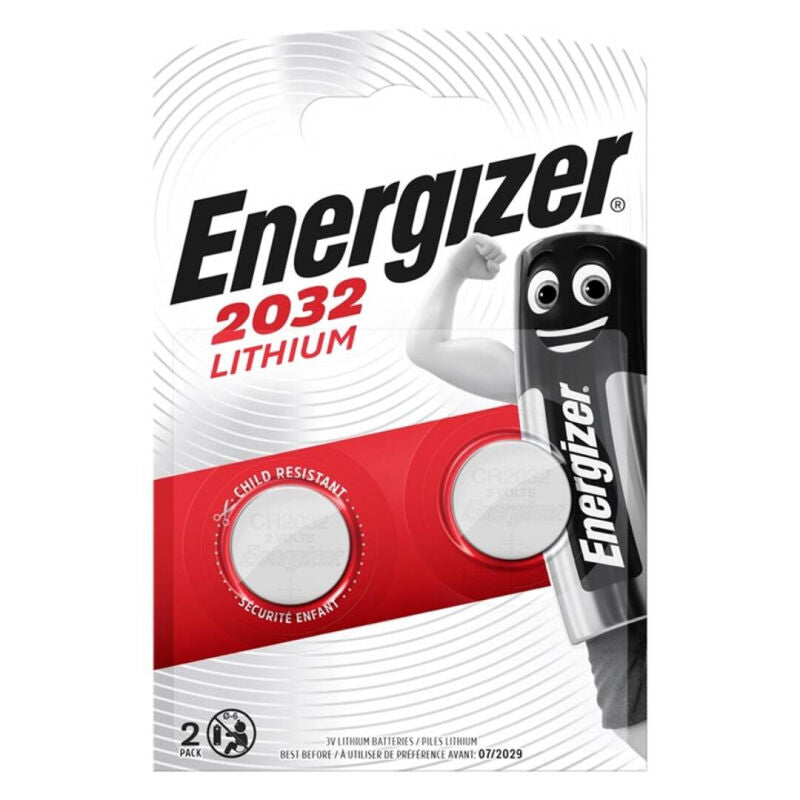 ENERGIZER - BATTERY LITHIUM BUTTON CR2032 3V 2 UNIT - My naughty haven #