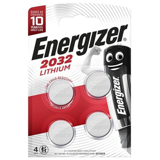 ENERGIZER - BATTERY LITHIUM BUTTON CR2032 3V 4 UNIT - My naughty haven #