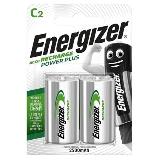 ENERGIZER - АКУМУЛАТОРНА БАТЕРИЯ POWER PLUS HR14 C 2500mAh 2 БР.