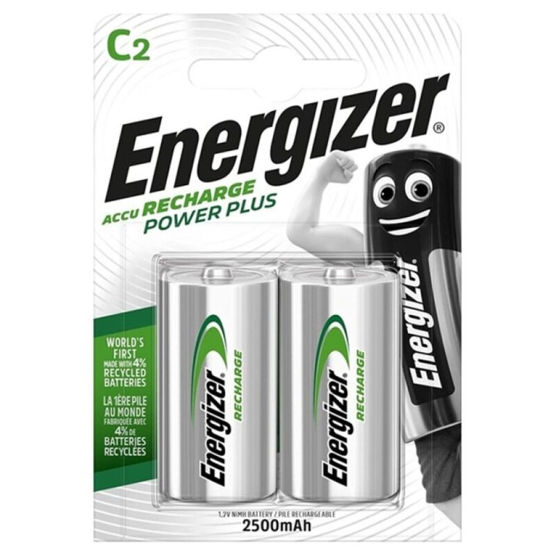 ENERGIZER - POWER PLUS RECHARGEABLE BATTERY HR14 C 2500mAh 2 UNIT - My naughty haven #