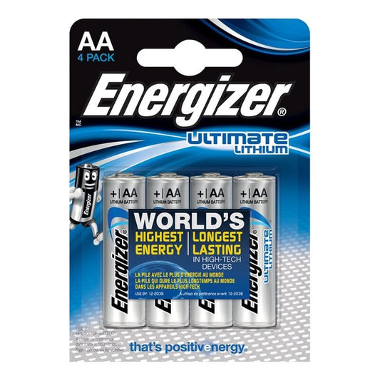 ENERGIZER - ULTIMATE LITHIUM AA L91 LR6 1,5V *4 - My naughty haven #