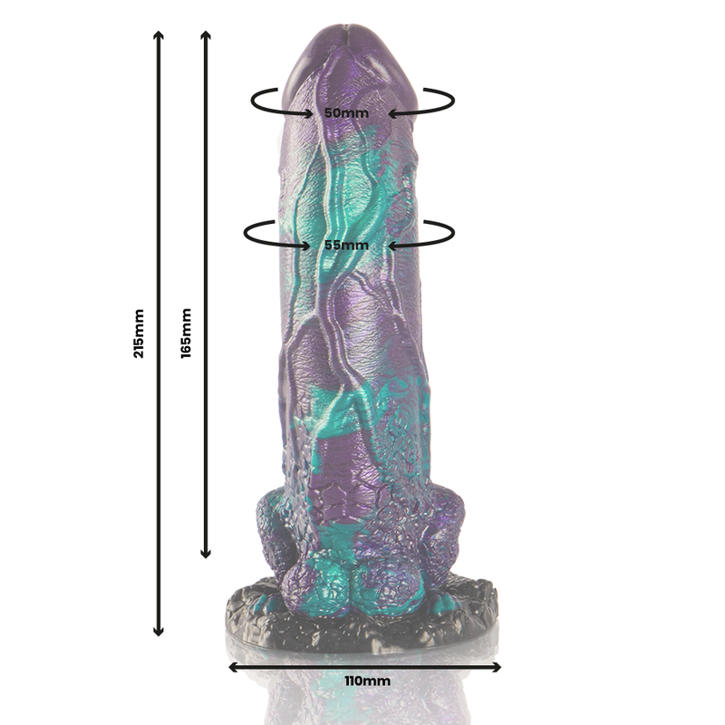 EPIC - BASILISK DILDO DOUBLE SCALY PLEASURE BIG SIZE - My naughty haven #