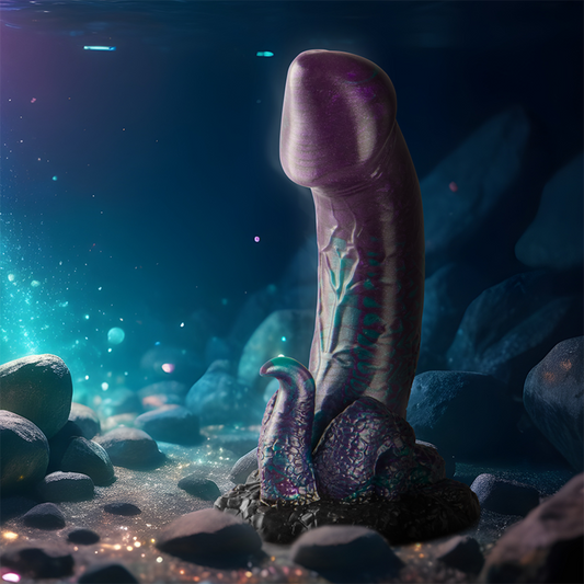 ЕПИЧЕН - ДВОЙНО ЛЮСПЕСТО ДИЛДО BASILISK ЗА УДОВОЛСТВИЕ, МАЛЪК РАЗМЕР