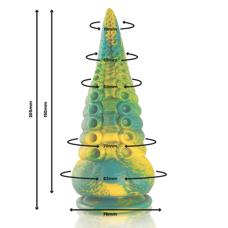 EPIC - CETUS GREEN TENTACLE DILDO LARGE SIZE - My naughty haven #