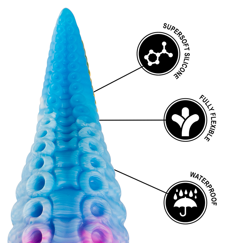 EPIC - PHORCYS BLUE TENTACLE DILDO SMALL SIZE - My naughty haven #