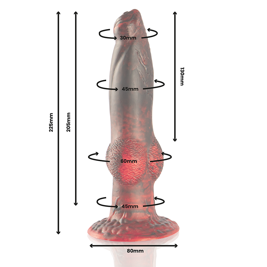 EPIC - PROMETHEUS DILDO TITAN IN FLAMES RECHARGEABLE REMOTE CONTROL - My naughty haven #