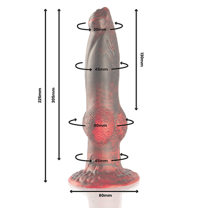 EPIC - PROMETHEUS DILDO TITAN IN FLAMES RECHARGEABLE REMOTE CONTROL - My naughty haven #