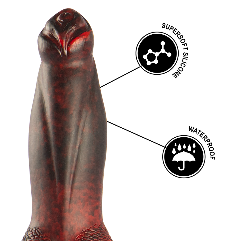 EPIC - PROMETHEUS DILDO TITAN IN FLAMES RECHARGEABLE REMOTE CONTROL - My naughty haven #