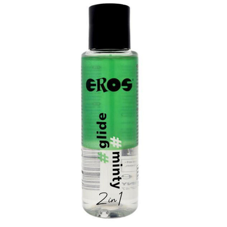 EROS - "2 IN 1" GLIDE MINTY SILICONE-BASED LUBRICANT 100 ML - My naughty haven #