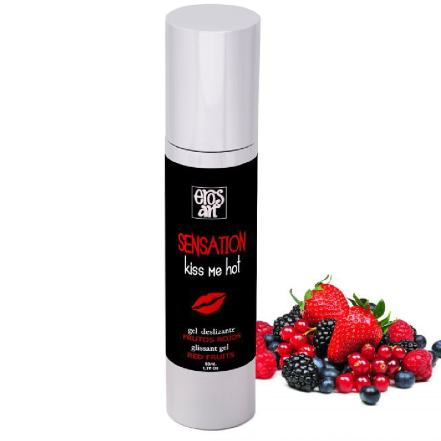 EROS-ART - SENSATTION NATURAL LUBRICANT RED FRUITS 50 ML - My naughty haven #