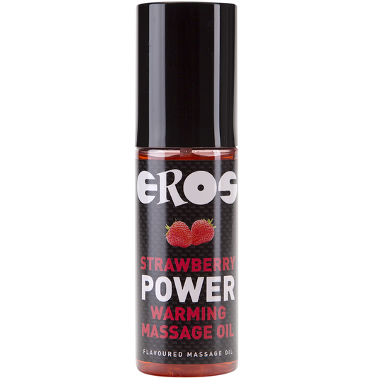 EROS STRAWBERRY POWER WARMING MASSAGE OIL - My naughty haven #