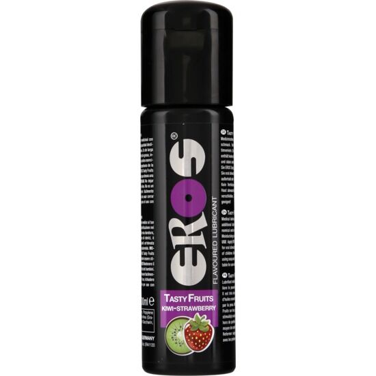 EROS - TASTY FRUITS FLAVOURED LUBRICANT KIWI-STRAWBERRY 100 ML - My naughty haven #