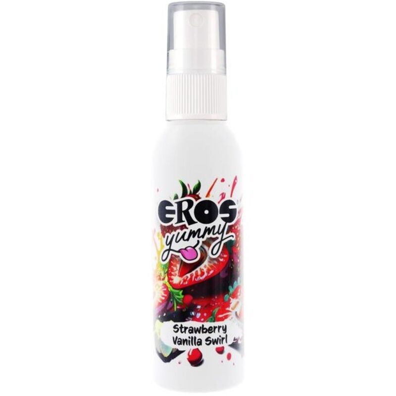 EROS - YUMMY SPRAY CORPORAL STRAWBERRY VAINILLA SWIRL 50 ML - My naughty haven #