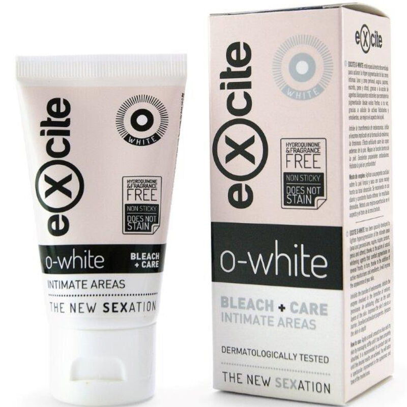 EXCITE - O WHITE BLEACH + CARE ИНТИМНИ ЗОНИ 50 МЛ