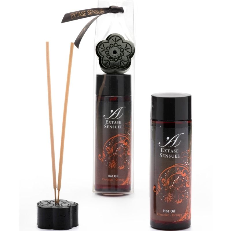 EXTASE SENSUAL - CHOCOLATE AND ORANGE STIMULATING OIL 100 ML - My naughty haven #