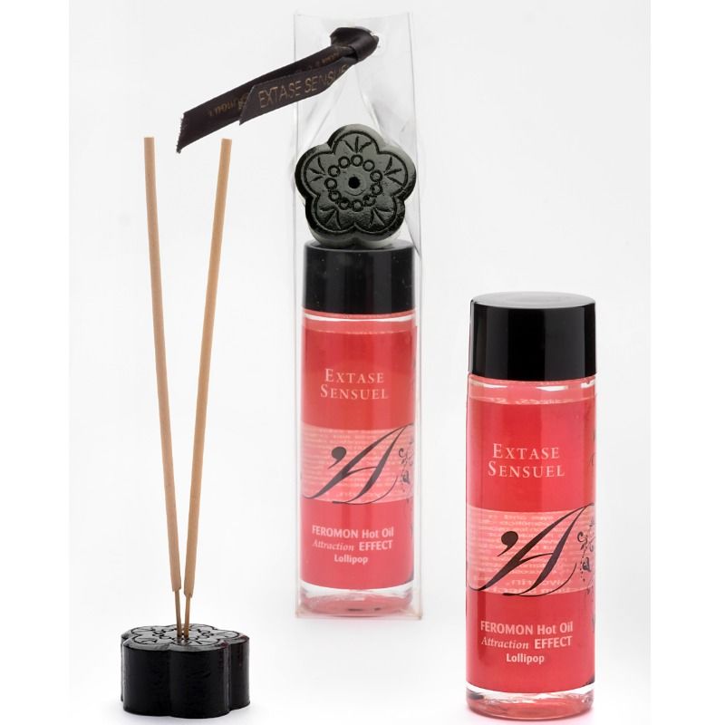 EXTASE SENSUAL - HEAT EFFECT MASSAGE OIL WITH PIRULET PHEROMONES 100 ML - My naughty haven #